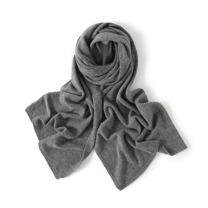 Scarf Women 100% Pashmina Knitting 180*45cm 19Colors Top Grade 2023 Winter Autumn Soft Warm Laides Pure Cashmere Scarves - Premium  from Liograft - Just $114.95! Shop now at Liograft