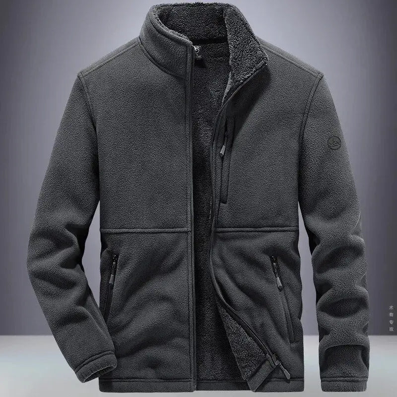 Men's Premium Cotton Hooded Jacket with Fleece Lining-Liograft