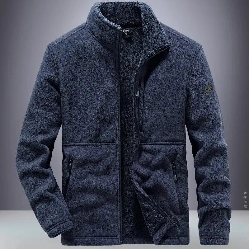 Men's Premium Cotton Hooded Jacket with Fleece Lining-Liograft