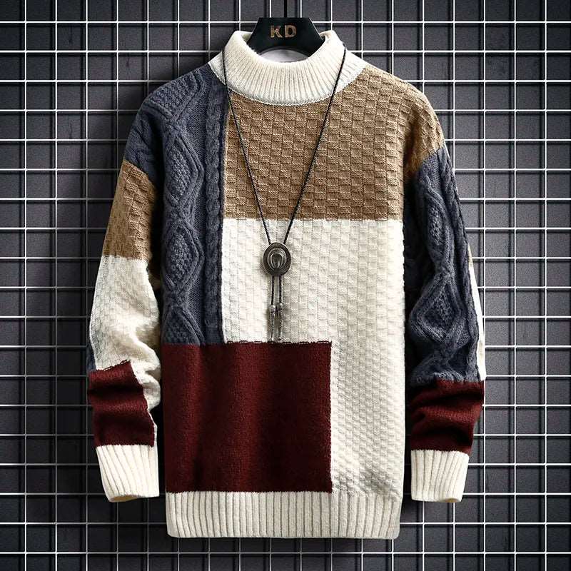 Stylish Thick Knit Men's Sweater for Casual 2023 Fashion - Premium  from Liograft - Just $29.95! Shop now at Liograft