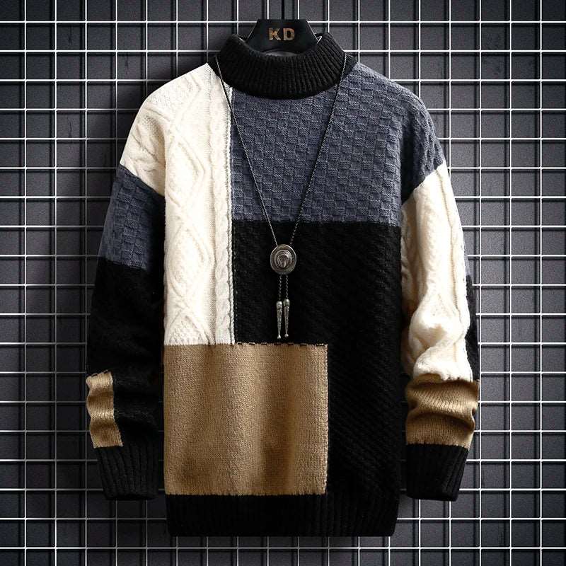 Stylish Thick Knit Men's Sweater for Casual 2023 Fashion - Premium  from Liograft - Just $29.95! Shop now at Liograft