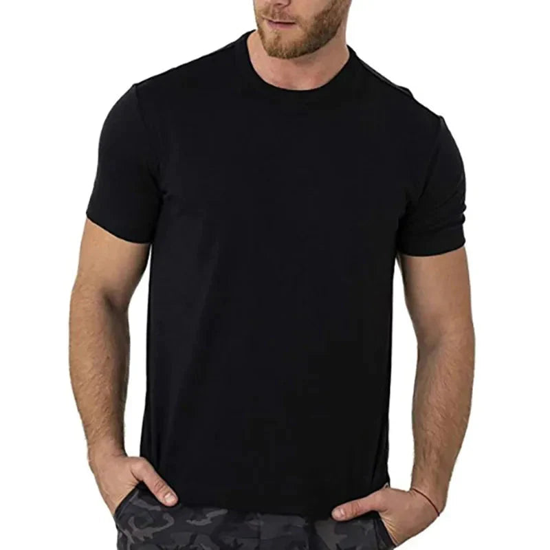 Ultra-Lightweight Moisture-Wicking Merino Wool Men's Base Layer T-Shirt with Odor Resistance Liograft