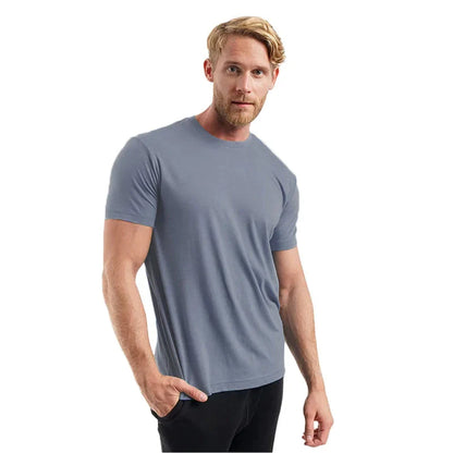 Ultra-Lightweight Moisture-Wicking Merino Wool Men's Base Layer T-Shirt with Odor Resistance Liograft