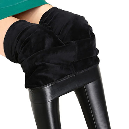 Velvet High-Waist Winter Leggings for Women - Premium  from Liograft - Just $30.95! Shop now at Liograft