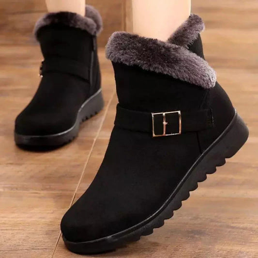 Warm Plush Winter Zipper Boots for Women Liograft