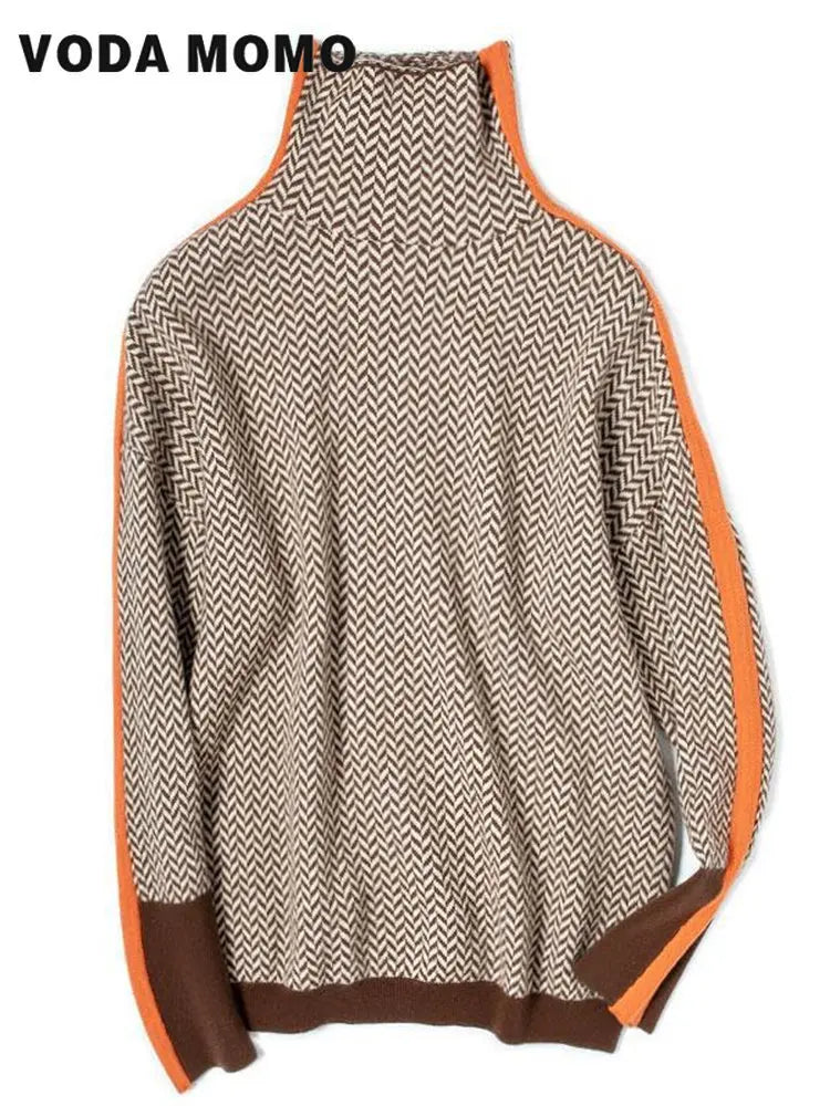 Warm and Stylish Korean Turtleneck Knit Sweater for Women - Premium  from Liograft - Just $39.95! Shop now at Liograft