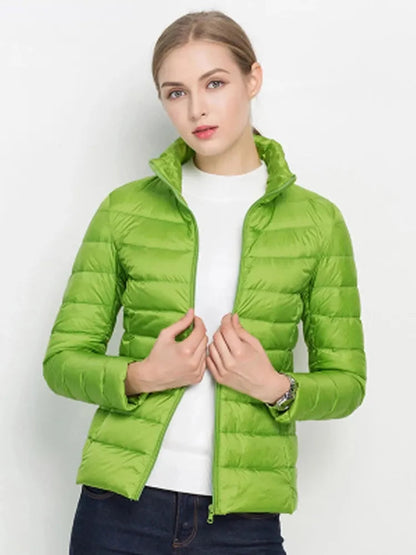 Winter 2023 Women's Ultra Light Duck Down Jacket - Premium  from Liograft - Just $34.95! Shop now at Liograft