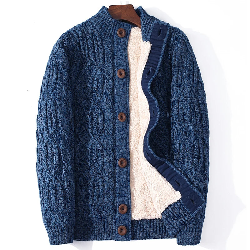 Winter Cardigan Male Thicken Warm Wool Cashmere Winter Coats Sweater Men Clothing 2020 New Outwear Size 4XL 5XL 6XL 7XL Liograft