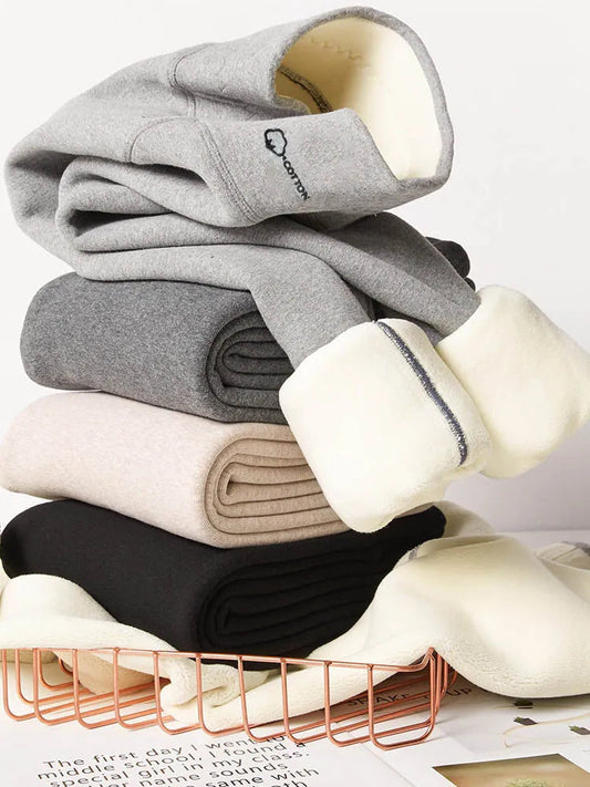 Winter Warm Cashmere Leggings for Women Liograft