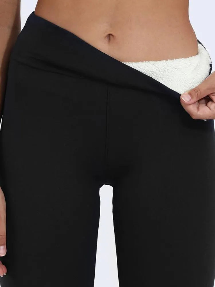 Winter Warm High-Waisted Leggings for Women Liograft