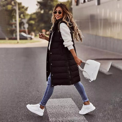 Women's Autumn/Winter Cotton Padded Hooded Parka Cardigan - Premium  from Liograft - Just $30.95! Shop now at Liograft