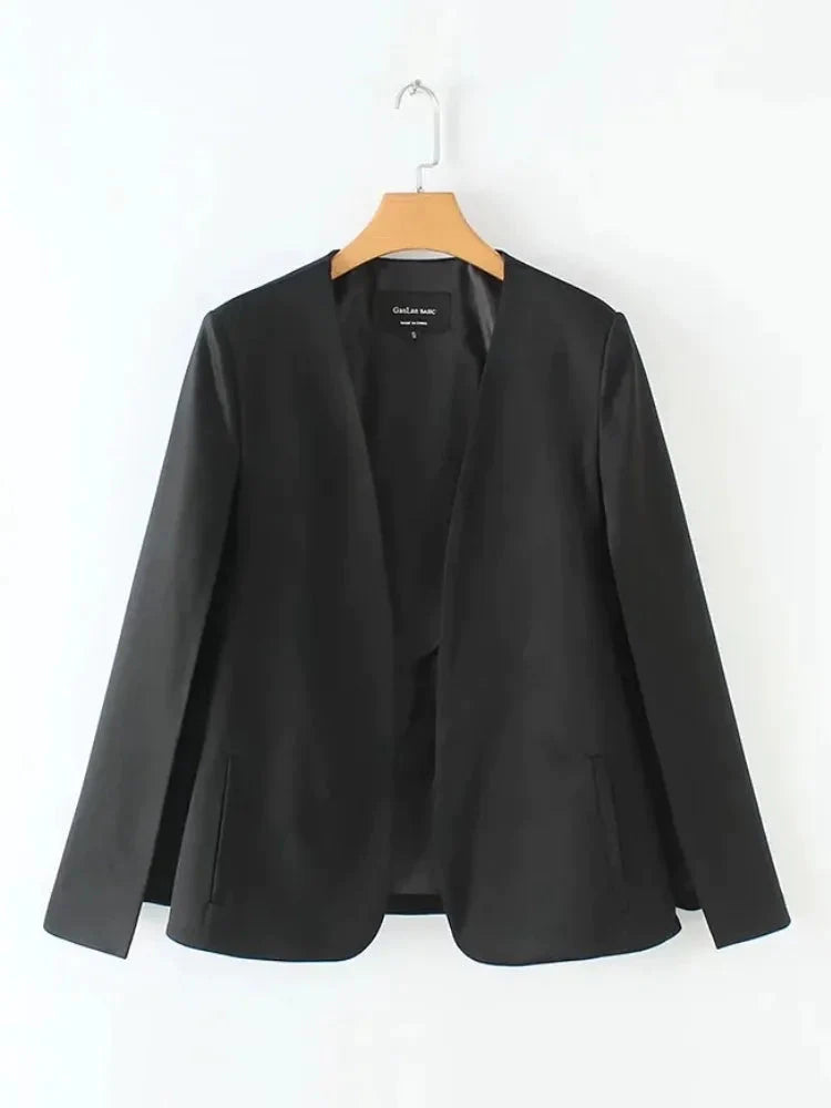 Women's Black and White Split Design Cloak Coat - Premium  from Liograft - Just $31.95! Shop now at Liograft