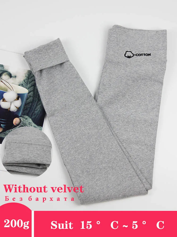 Women's Cozy Fleece-Lined Winter Leggings Liograft