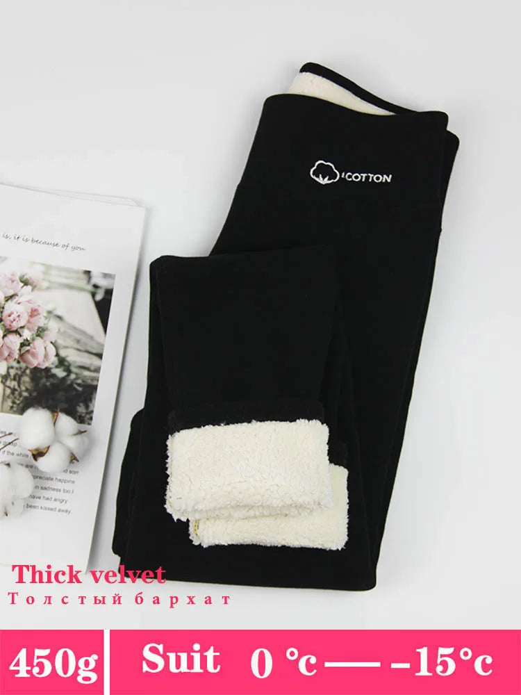 Women's Cozy Fleece-Lined Winter Leggings Liograft