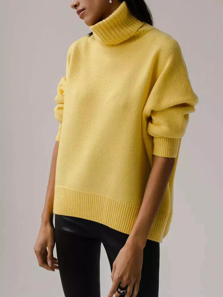 Women's Cozy Oversized Turtleneck Sweater for Winter Warmth - Premium  from Liograft - Just $59.95! Shop now at Liograft