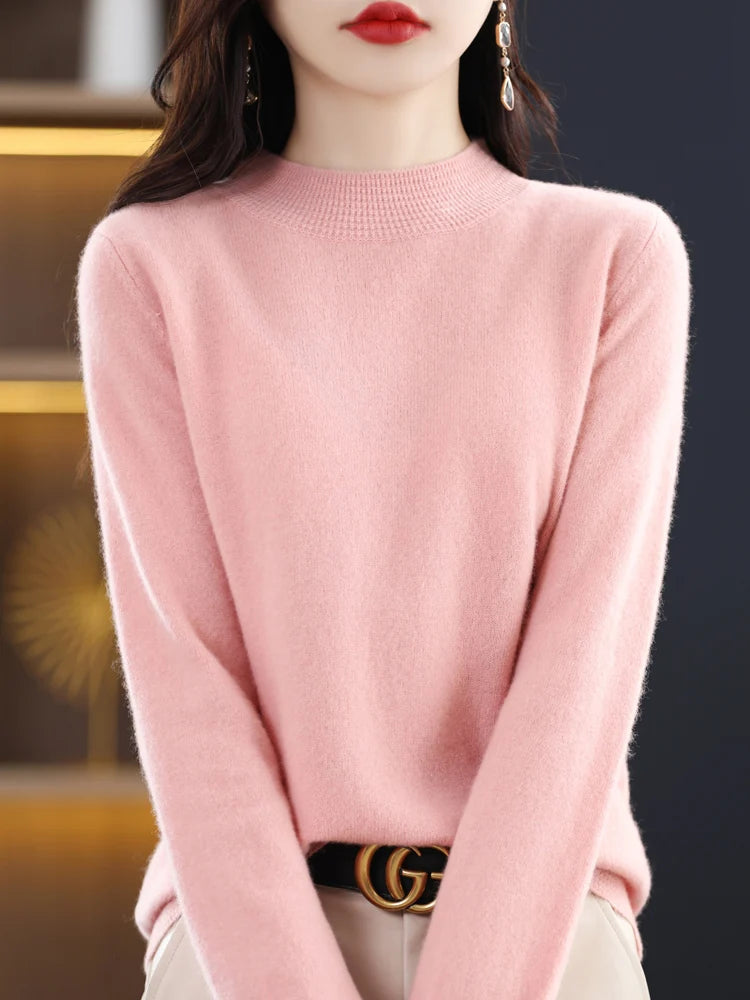 Women's Luxury 100% Merino Wool Turtleneck Sweater - Premium  from Liograft - Just $40.95! Shop now at Liograft