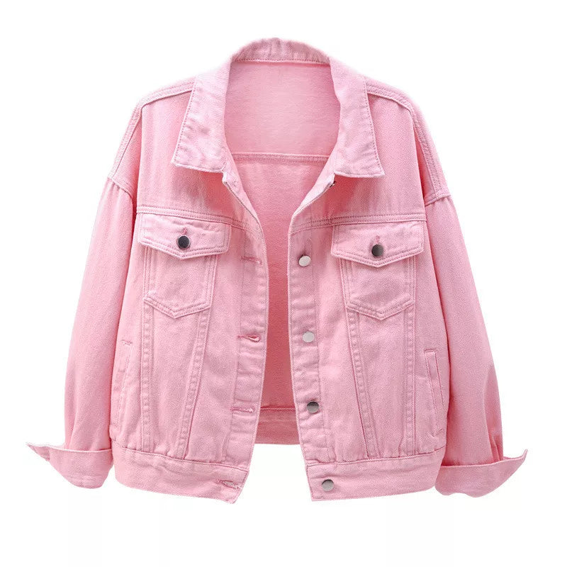 Women's Stylish Denim Jacket with Button Closure - Spring/Autumn Collection Liograft